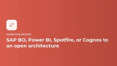DataViz Migration - SAP BO, Power BI, Spotfire, or Cognos to an open, interoperable architecture featured image